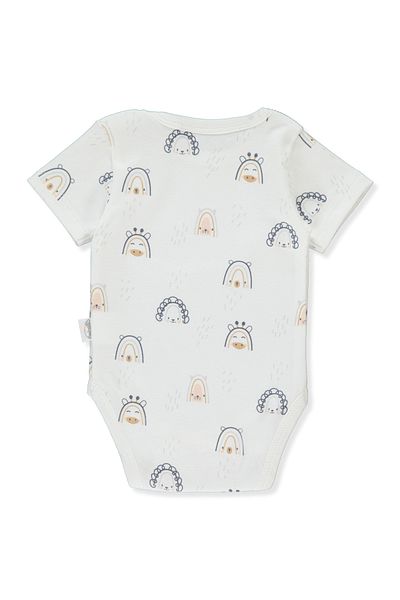 Bebetto INTERLOK SHORT SLEEVE BODY MOON PRINT (BESTIES) T 3570