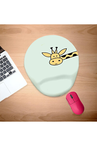 UcuruStore Ποντικομαξιλαράκι με σχέδιο καμηλοπάρδαλης που βλέπει πλάγια, με σ...