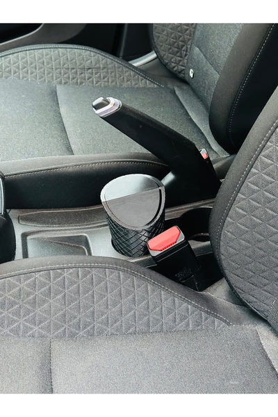 OKSCRAFT In-Car Cup Holder Trash Can - Organizer Trash Can with Lid - Auto Accessory Trash Can