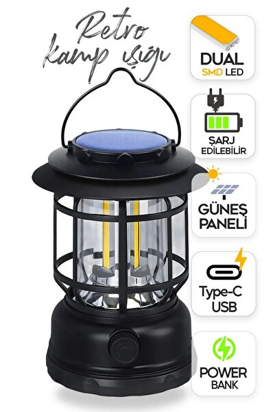 kar-bul Nostalji  Görünümlü 10 Wat  Gücünde Güneş Enerjili Poverbank Özellikl...