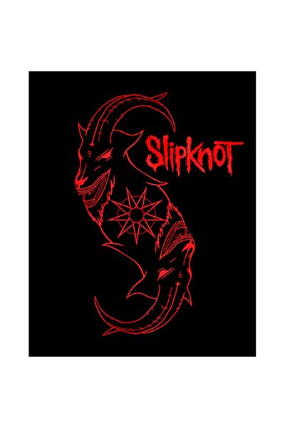 Z zepplin Plasture mare pentru spate cu logo Slipknot Goat