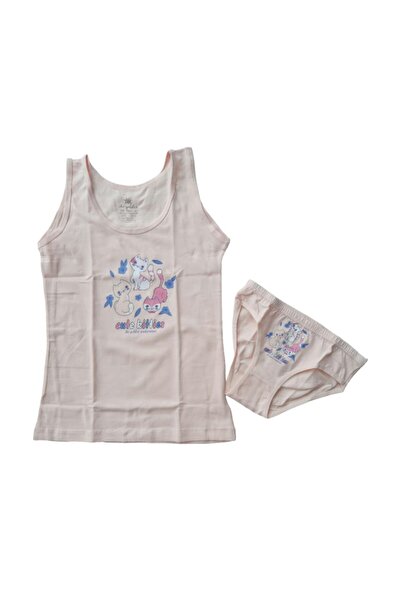 İki Yıldız Devojka mačka Štampano Set gaćica