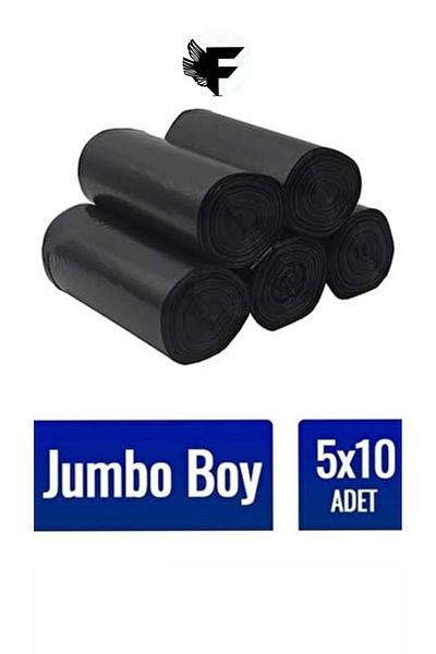 FİGANLAR jumbo size 80x110 thick garbage bag 5 rolls side 30 pieces 0rta size fragrant drawstring garbage bag gift