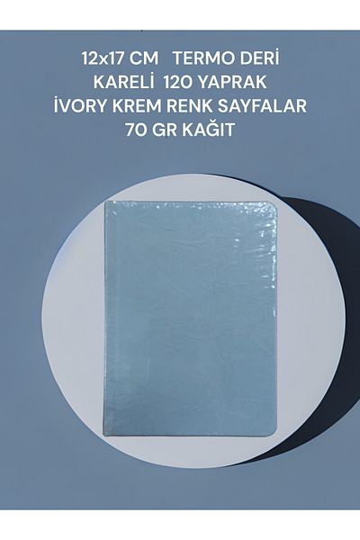 SEYFİKİRTASİYE 12x17 سم جلد حراري مربع 120 ورقة كريم عاكس صفائح ملونة 70 غرام ورقة
