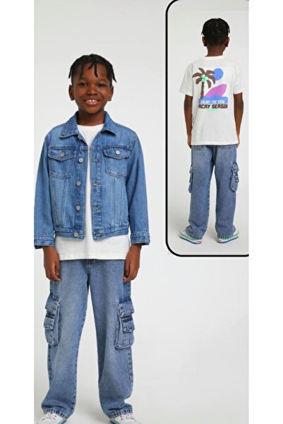 Escabel Jachetă de blugi pentru băieți Jacklions