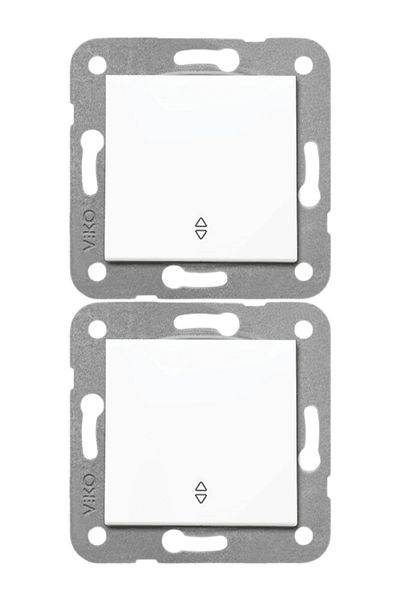 VİKO Karre Vavien White (Frame Included)90967004 (2 Pieces)