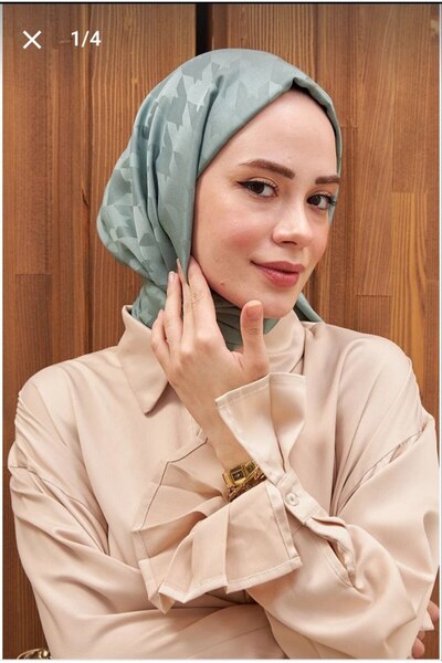 Nilbutik Houndstooth Pattern Cotton Jacquard Shawl