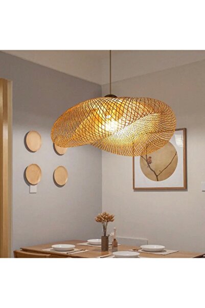 Buiva Modern Avize Hasır İskandinav Tasarım Boheme Avize