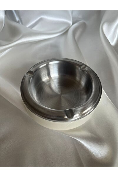 NİVENE Мийний настільний попільничка, нержавіюча металева кольорова попільнич...