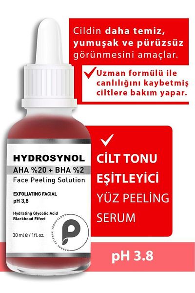 PROCSIN Hydrosynol Tone Equalizer 20% Aha 2% Bha Peeling Serum 30 ml
