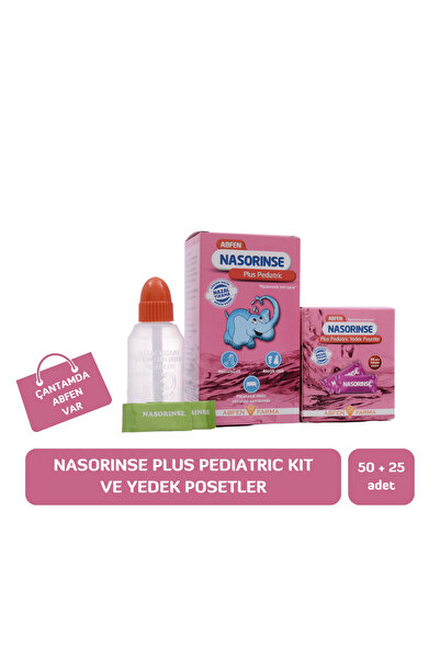 Abfen Farma Nasorinse Plus Pediatric Kit ve Yedek Poşetleri