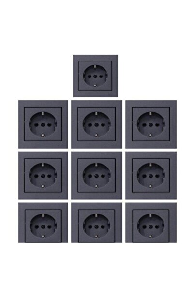 OVİVO 10 قطع من إطار مقبس التربة المدخن من Ovivo Grano متضمن