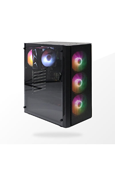 GM Game Master R12 Rainbow 4 Fanlı Atx Gaming Kasa 600w 80 Bronze Psu