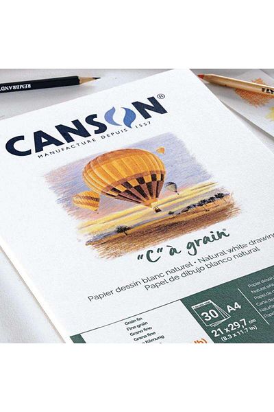 Canson C à Grain Multi-Purpose Drawing Notebook 224 g A3 30 Sheets