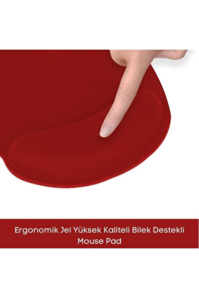 Ankanorm Mousepad Bilek Destekli Mousepad Jelli Bilek Destekli Mause Pad Fare Altlığı Renk Seçenekli