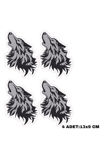 Phoenix PHOENIX Sticker - Wolf Motorcycle Car Laptop Removal Sticker