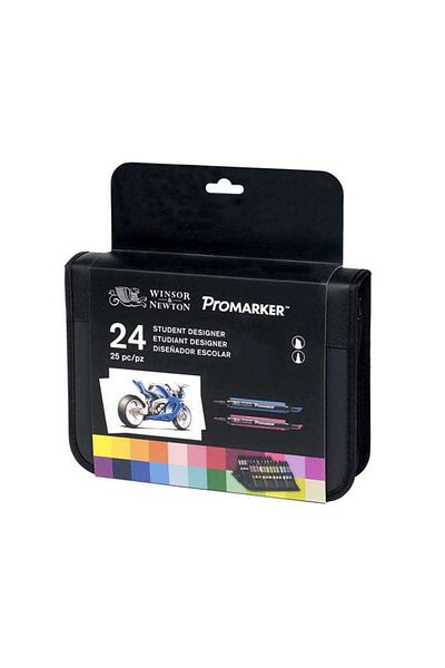 Winsor Newton Winsor & Newton Promarker 24-Piece Bag Set Student Designer