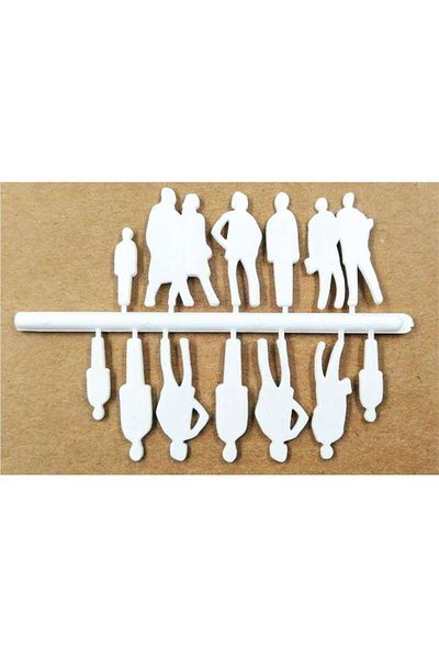 GVN ART Schulz Model People Figures 12 Pieces 150 Scale N02-5001
