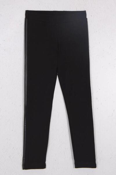 Dmb Δερμάτινο ριγέ παιδικό κολάν