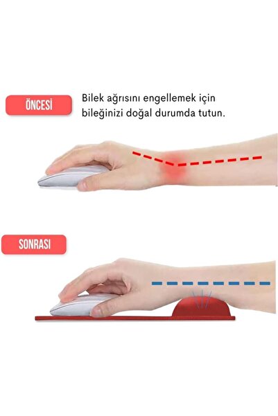 Ankanorm Mousepad Bilek Destekli Mousepad Jelli Bilek Destekli Mause Pad Fare Altlığı Renk Seçenekli