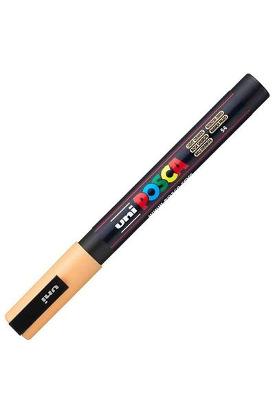 Uni Pc-3M Posca Marker - 0.9-1.3mm Light Orange