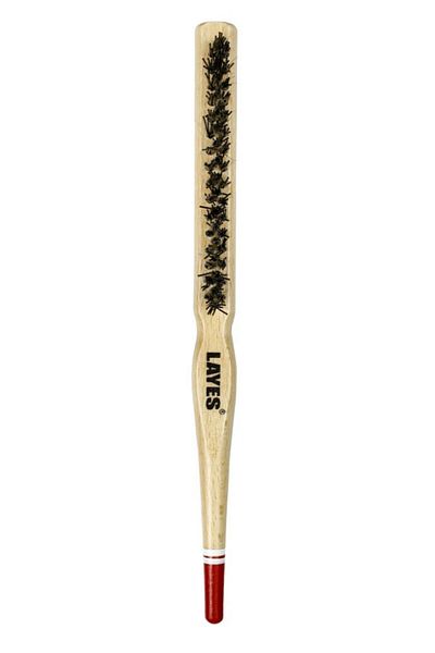 Layes Professional Bun Brush and Crepe Comb Hair Separation Comb Toothed Skewer Comb Gray