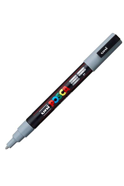 Uni Posca Marker - 0.9-1.3mm Small Size Gray