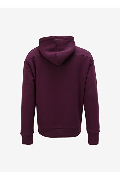 Calvin Klein Kapüşon Yaka Mor Erkek Sweatshırt K10K111820VDS