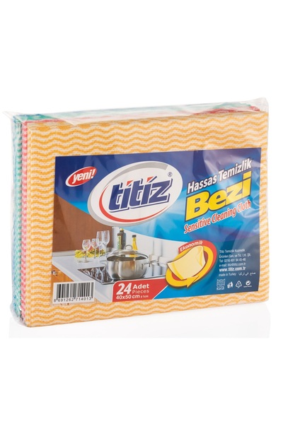 Titiz Hassas Temizlik Bezi 40 X 50cm "24 Adet"