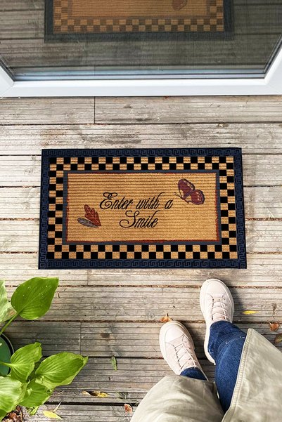Popcorn Kids FRAMED MAT ENTER WITH A SMILE