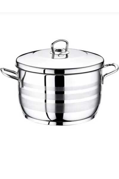 CENGİZ ÇEYİZ Safinox Derin Çelik Tencere 35 Litre 40x28cm