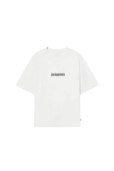 Jack & Jones Jack&Jones Orıgınals Erkek 12251768 T-Shirt Beyaz