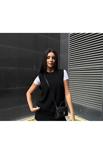 DERYA KONFEKSİYON BİSİKLET YAKA  ÖRME SÜVETER