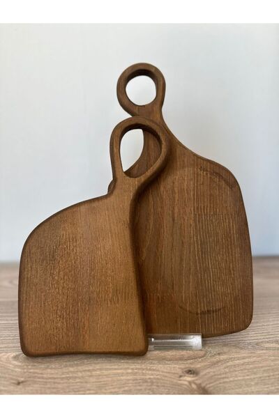 İCBLSM Natural Wooden 2-Piece Cutting Board with anal girl