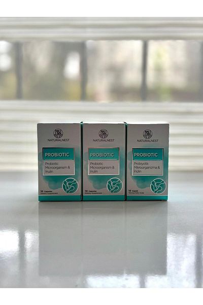 Naturalnest Probiotic 10 Capsule 3-PACK SET