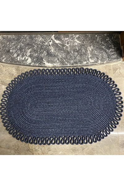 MaVaux Dublin Series Jute, Patterned Door, Door Mat, Bath Mat, Balcony Mat / Gift, Household Item