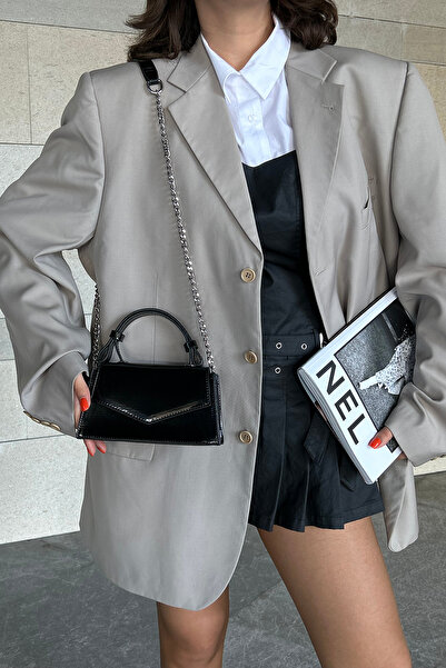 Mortanya Geanta de umar dama model din piele lacuita Rosie