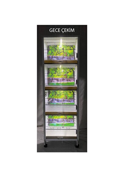 İstanbul Kafes MODEL 01 - KUŞ DOLABI - 4'lü (MONTAJLI KURULU GÖNDERİM)