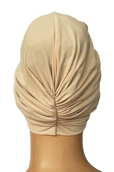 Vera Aura Ready Turban Καπάκι Μπεζ σταυρωτό γυναικείο μανίκι μαγιό Καπάκι μαγιό