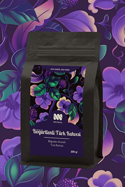 Nice Match Böğürtlenli Türk Kahvesi Böğürtlen Aromalı Türk Kahvesi 200 Gr