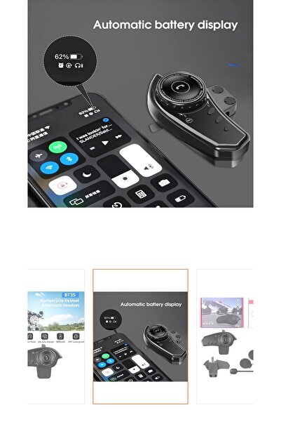 Dynego Bt35 Intercom Motor Kurye Kask Kulaklık Bluetooth Motosiklet Kulaklık Bluetooth