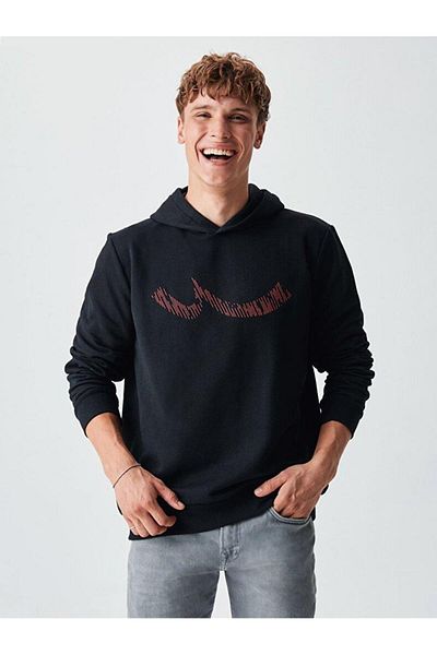 Ltb RIGOMA Black Hooded Logo Sweat 200