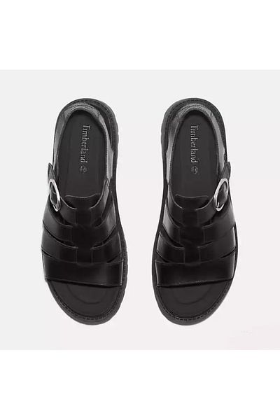 Timberland Sandale negre Claremont Way Fisherman pentru femei