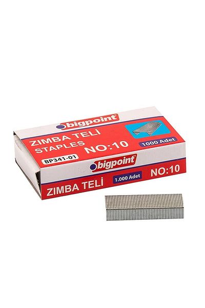 Bigpoint Staple Wire No:10 Silver Box of 10