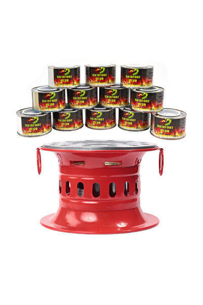 SAMFORT Osmanlı ocağı ve 12 adet teneke yakıt jel