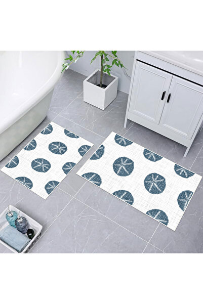 VİVİCAHOME Ψηφιακή τυπωμένη αντιολισθητική βάση Σετ 2 χαλάκια μπάνιου 40 x 60...