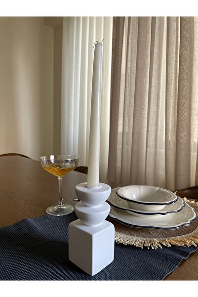 SaksıDünyamız 3 KATLI SERAMİK MUMLUK