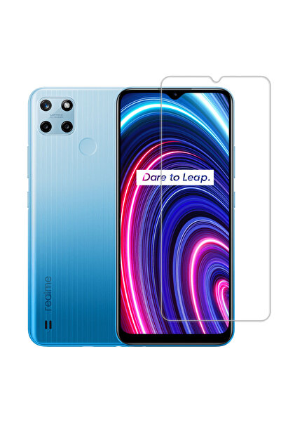 TechnoZone Realme C25y Kırılmaz Ekran Koruyucu Temperli Cam