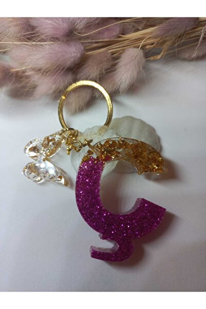 demirbasavm سلسلة مفاتيح إيبوكسي مصنوعة يدويًا