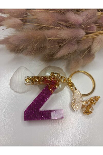 demirbasavm سلسلة مفاتيح إيبوكسي Z مصنوعة يدويًا